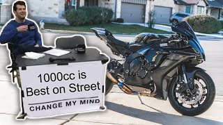 1000cc Bikes are BEST for the Street (change my mind...)