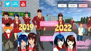 SAKURA School Simulator OLD and NEW version screenshot 2