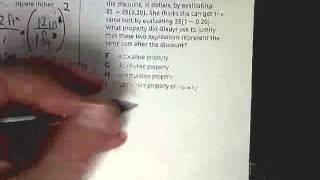 Question 62 - Tennessee EOC Algebra 1 Practice Test