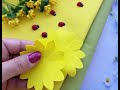 Любимые ПОДСОЛНУХИ  из фоамирана 🌼Я в восторге от простоты работы этого цветка