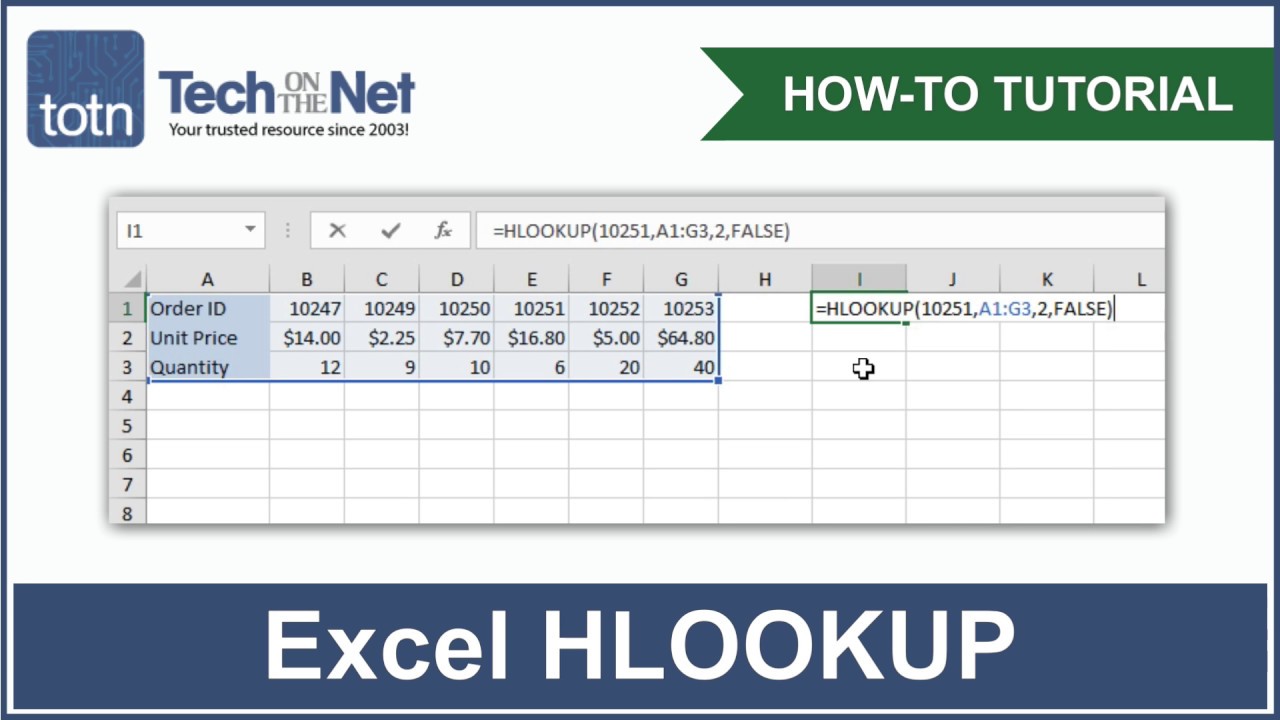 Hlookup In Excel 2016 Between Multiple Worksheets