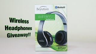 سماعات بلوتوث مجانا!!! - Wireless Headphones Giveaway