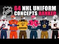 64 NHL Uniform Concepts RANKED!