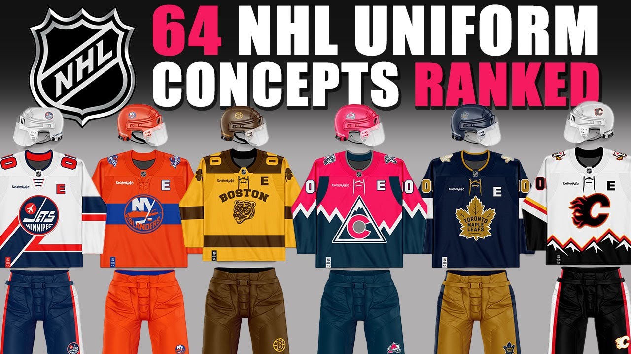 Defunct NHL Teams Jersey Concepts Ranked 1-10! 