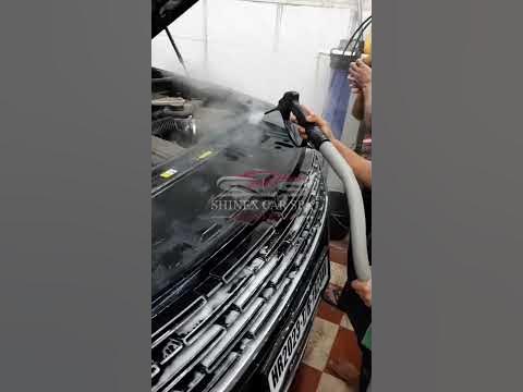 Engine cleaning with Steam wash - YouTube