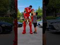 Iron man mecha suit ironman marvel avengers superhero cosplay costume mecha armor shorts