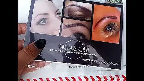 Skin Test Kit INKINANDOUT Microblading Semi Permanent Make Up