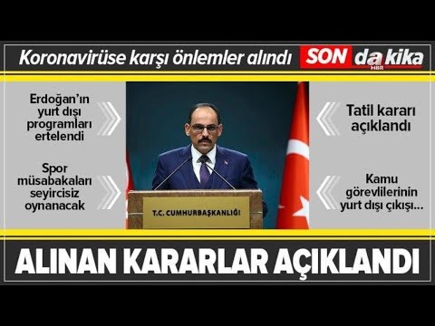 Cumhurbaşkanlığı Sözcüsü Kalın: \