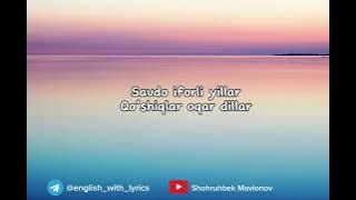 Jahongir Otajonov - Happy birthday (Bugun tug'ilgan kunim) (Lyrics video)