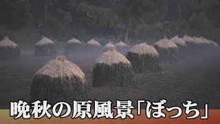 影が伸びる　晩秋の原風景 「ぼっち」