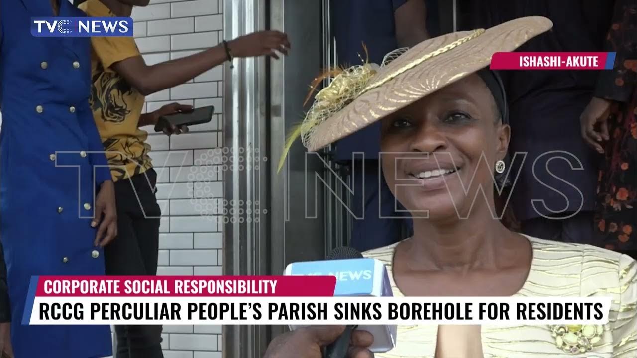 RCCG Perculiar People’s Parish Sinks Borehole For Residents