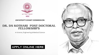'Accelerating Scientific Excellence: DS Kothari Post Doctoral Fellowship'