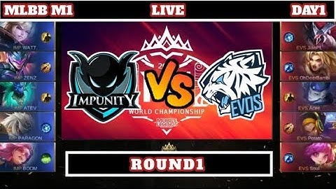 MLBB WORLD CHAMPIONSHIP M1 GROUP1 IMP KH VS EVOS SG ROUND1