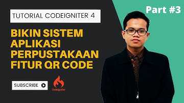 CODEIGNITER 4 - TUTORIAL SISTEM APLIKASI PERPUSTAKAAN FITUR QR CODE | 2. SETTING INTERFACE