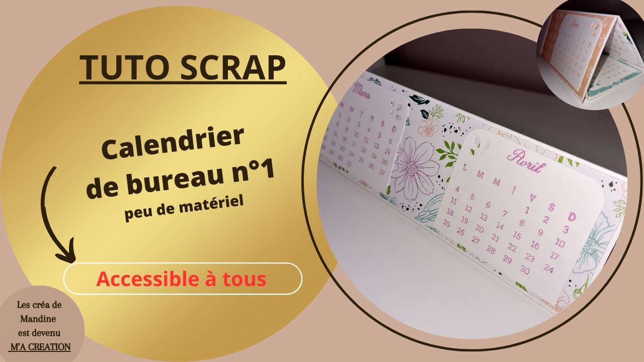 Pour commencer l'année un calendrier ! - Scrap'à faire