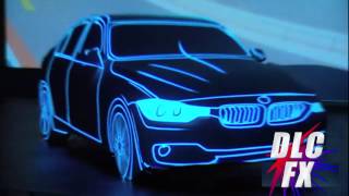 Автомобильный 3D mapping-шоу для BMW.