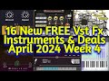 16 best new free vst plugins virtual instruments  audio plugin deals  april 2024 week 4