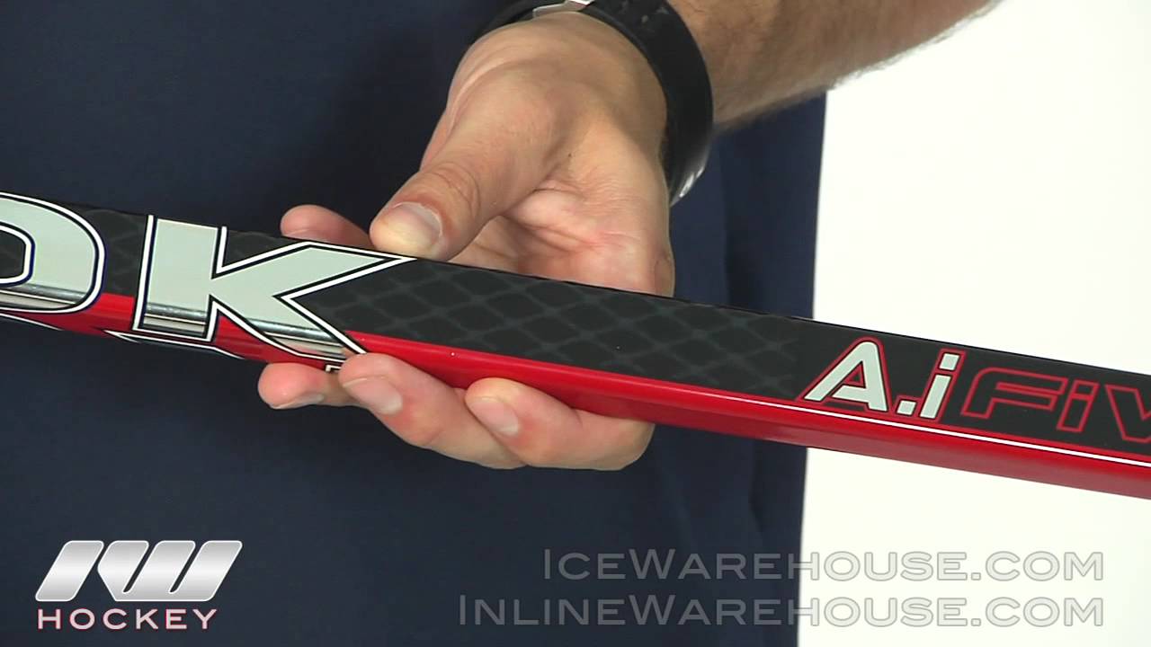Reebok Ai5 Hockey Stick - YouTube