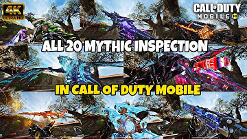 All Mythic weapon Inspection And Reload with Ultra HD Graphics | COD Mobile | CODM