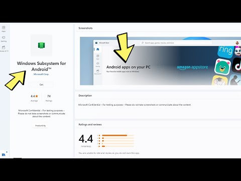 Windows subsystem for android windows 11 (android apps)