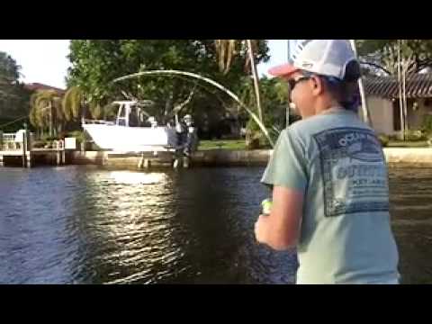 Kid FREAKS OUT! Hooks Fish Bigger Than He Is!