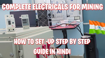 Complete Electrical Wiring Step by Step for Running Asic Miner Bitcoin Mining | Crypto Mining India