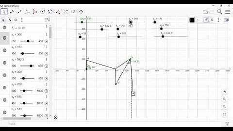 Seven Link Mechanism Animation-GeoGebra #mechanism #geogebra #kinematic