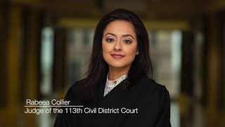 Stand For Justice: The Honorable Judge Rabeea Collier by Harris County District Clerk 500 views 2 years ago 1 minute, 58 seconds