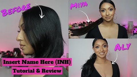 INSERT NAME HERE (INH) Tutorial and Review | MIYA & ALY | Try On