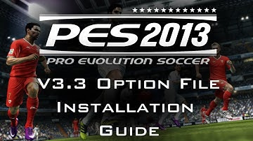 PES 2013 V3.3 Option File Patch