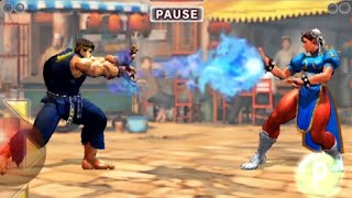 Street fight Ryu vs Chun-Li Street Fighter 97 old game screenshot 5