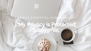 🔒 Privacy Boost Subliminal 🔒 | Reclaim Your Information