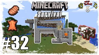 Minecraft Survival 1.14 #32 Máy Farm Thịt Bò Xịn Xò - Cow Farm