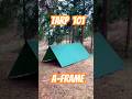 TARP 101 - A-Frame Shelter - eine einfache Aufbauvariante #survival #bushcraft #outdoors #tarp
