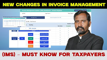 New Changes in Invoice Management System (IMS)–Must Know for Taxpayers🧾✨..!! #gstupdate #gstservices