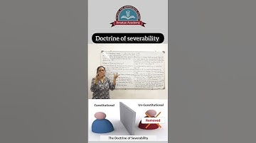 Doctrine of Severability # upsc