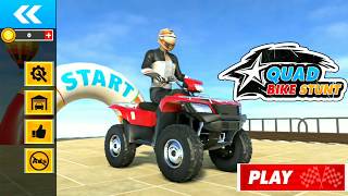 ATV Quad bike 3D mega ramp || Impossible track jumping stunt game || Android bike games.. screenshot 3