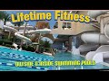 Swimming pools Inside & Outside @ Lifetime Fitness