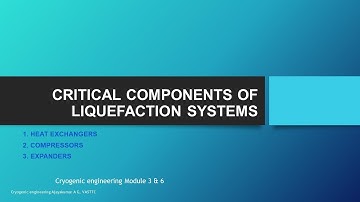 Components of liquefaction systems-Heat exchangers | Cryogenic engineering, Module 3 & 6 KTU