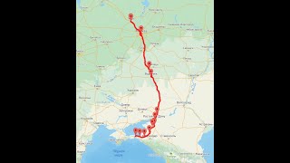 Автопутешествие в Крым 2014 год. Часть 1: Дорога Тверь - Паромная переправа.