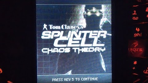 Splinter Cell: Chaos Theory - N-Gage - Gameplay
