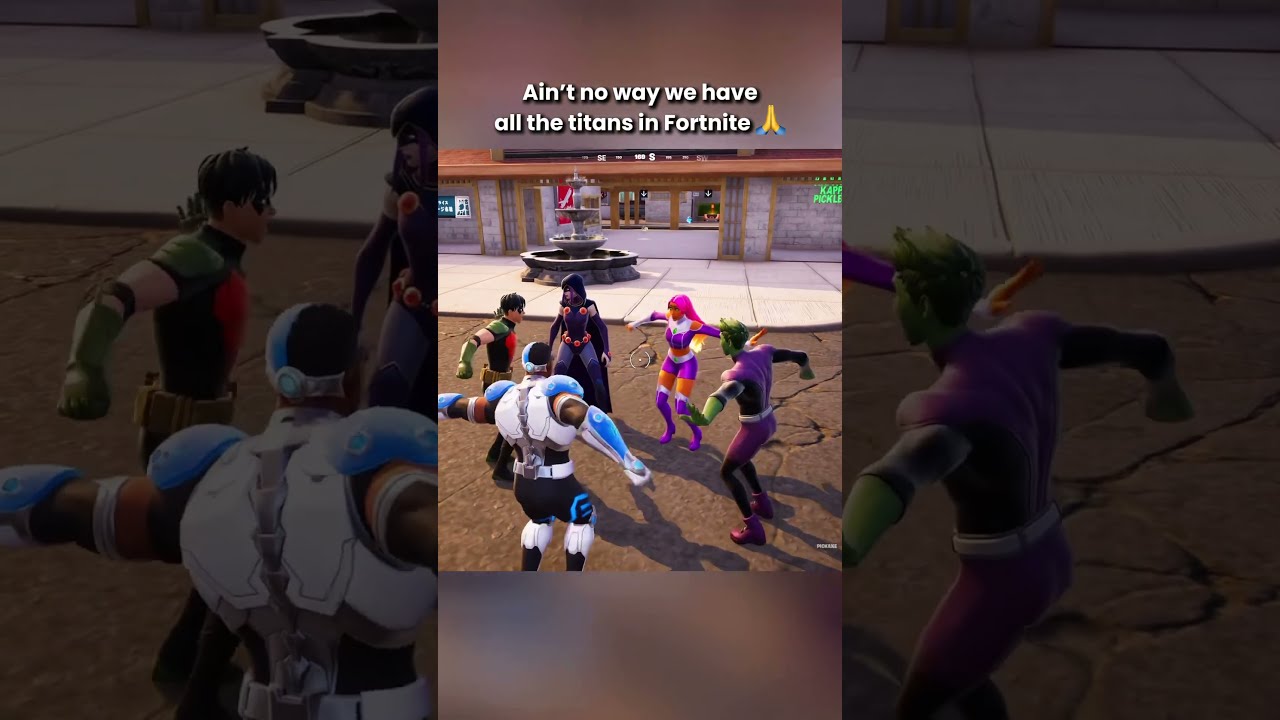 ALL THE TEEN TITANS DID THIS IN FORTNITE