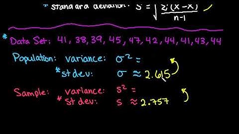 How to Find Variance and Standard Deviation in the Tl Nspire