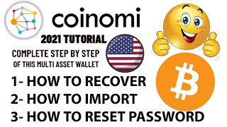 How To Recover Coinomi Wallet with 24 Words Phrase | Coinomi Wallet screenshot 4