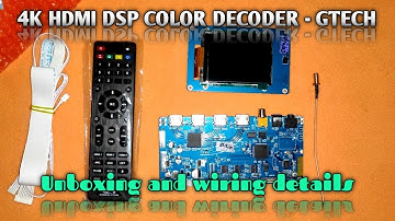 4K HDMI Dolby/DTS color DSP kiit -GTech - Unboxing and wiring details in tamil.