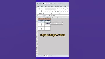 If formula in Microsoft Excel #excel #excelformula #ifcondition #viral #trending #tutorals #exceltip