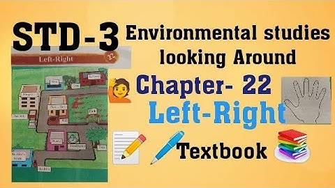 STD 3 Environmental studies looking Around Chapter 22 Left -Right | Textbook explanation ncert