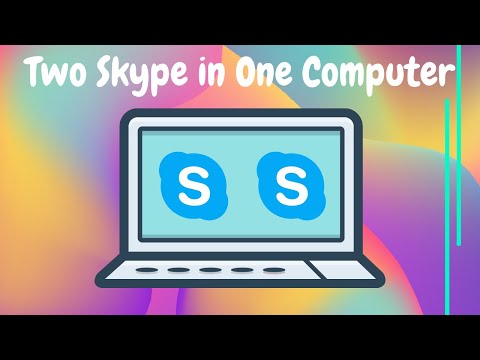 Video: Sådan Starter Du Skype Med To Forskellige Konti
