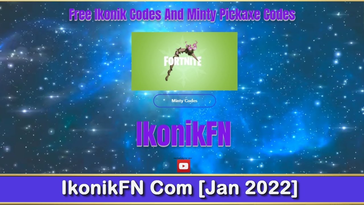 Ikonikfn com Redeem Code Fortnite Watch Full Details Ikonikfn com