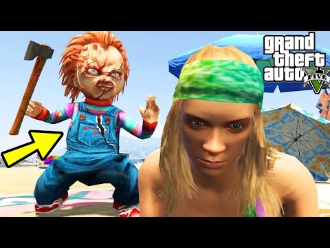 GTA 5 Mods "CHUCKY THE KILLER DOLL MOD" (GTA 5 Chucky Movie Mod, Chucky Games, GTA 5 Funny Moments)